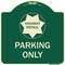 Signmission Highway Patrol Parking with Graphic Heavy-Gauge Aluminum Architectural Sign, 18" x 18", G-1818-23906 A-DES-G-1818-23906 - alternate 1